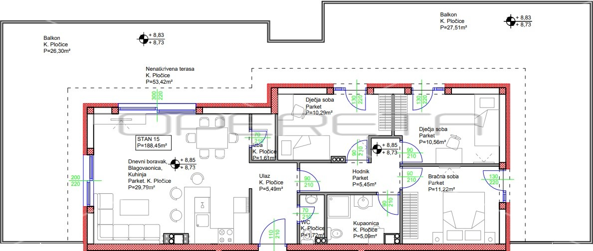 Квартира, 110 м², 305 535$ — FAKTOR