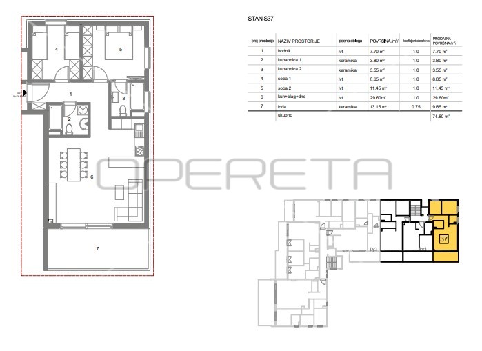 Квартира, 74 м², 304 256$ — FAKTOR
