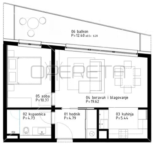 Квартира, 58 м², 289 546$ — FAKTOR