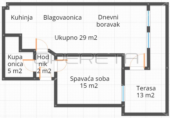 Квартира, 55 м², 216 164$ — FAKTOR