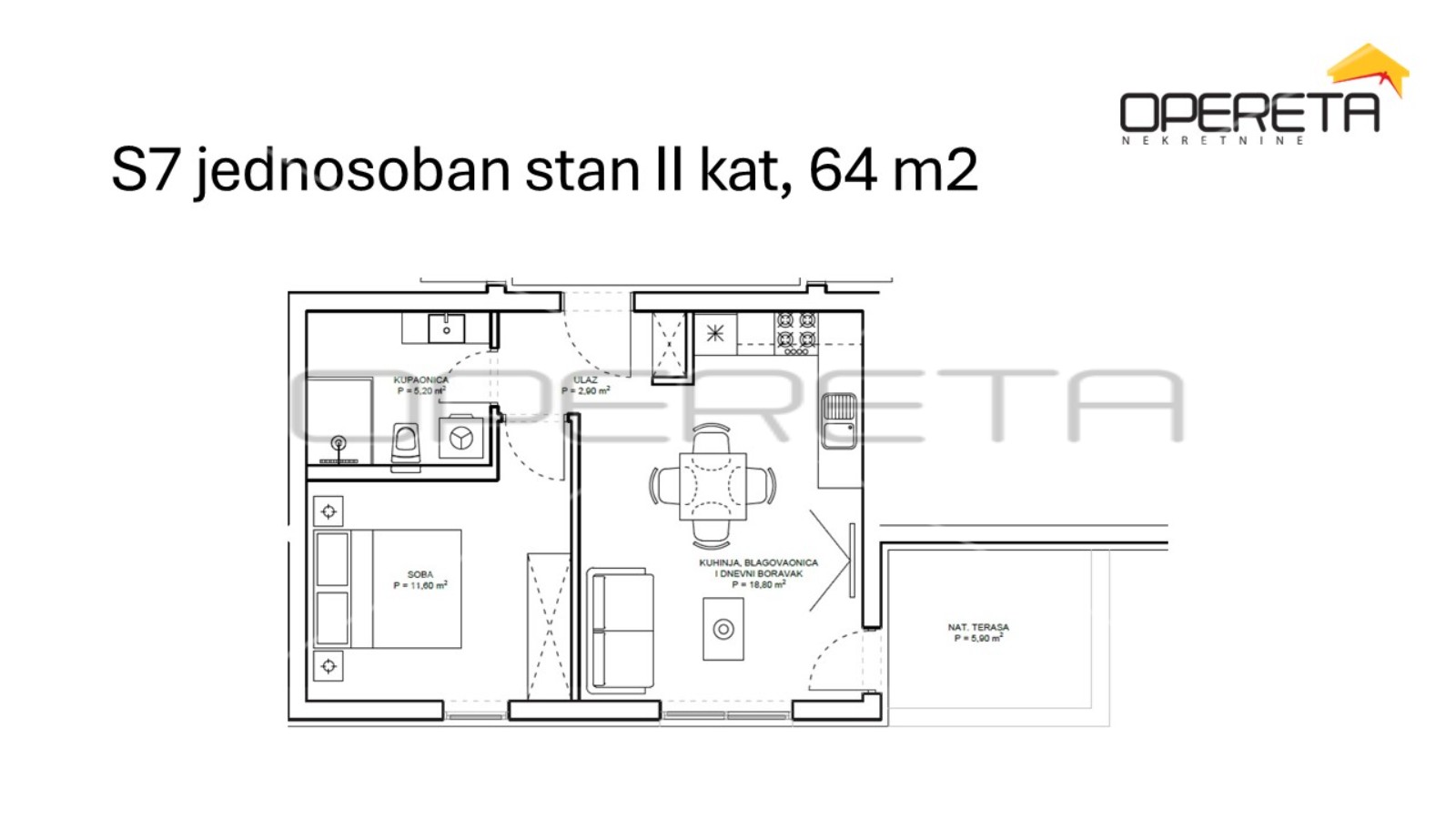 Квартира, 64 м², 261 488$ — FAKTOR