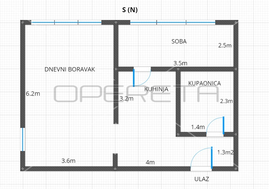 Квартира, 42 м², 162 704$ — FAKTOR
