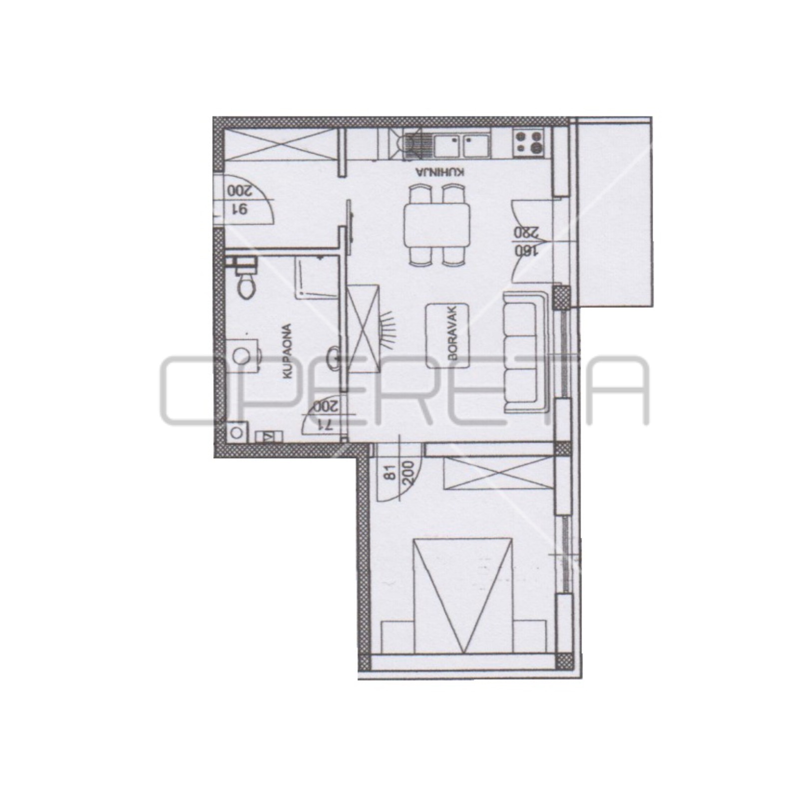 Квартира, 50 м², 122 955$ — FAKTOR