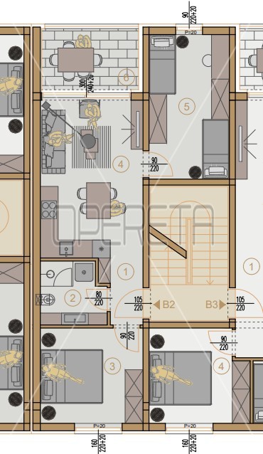 Квартира, 55 м², 220 812$ — FAKTOR