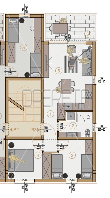 Квартира, 55 м², 220 812$ — FAKTOR
