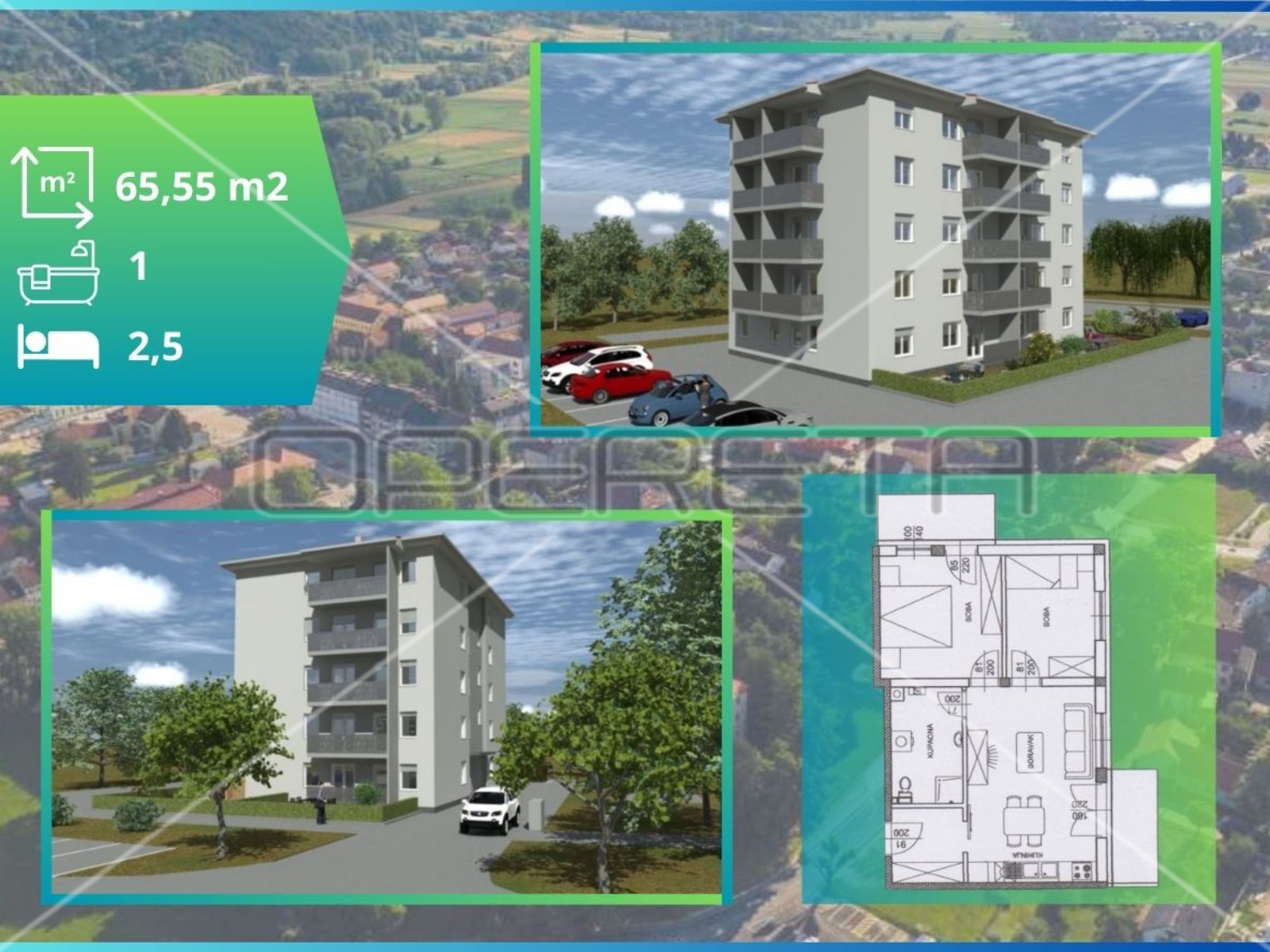 Квартира, 65 м², 159 979$ — FAKTOR