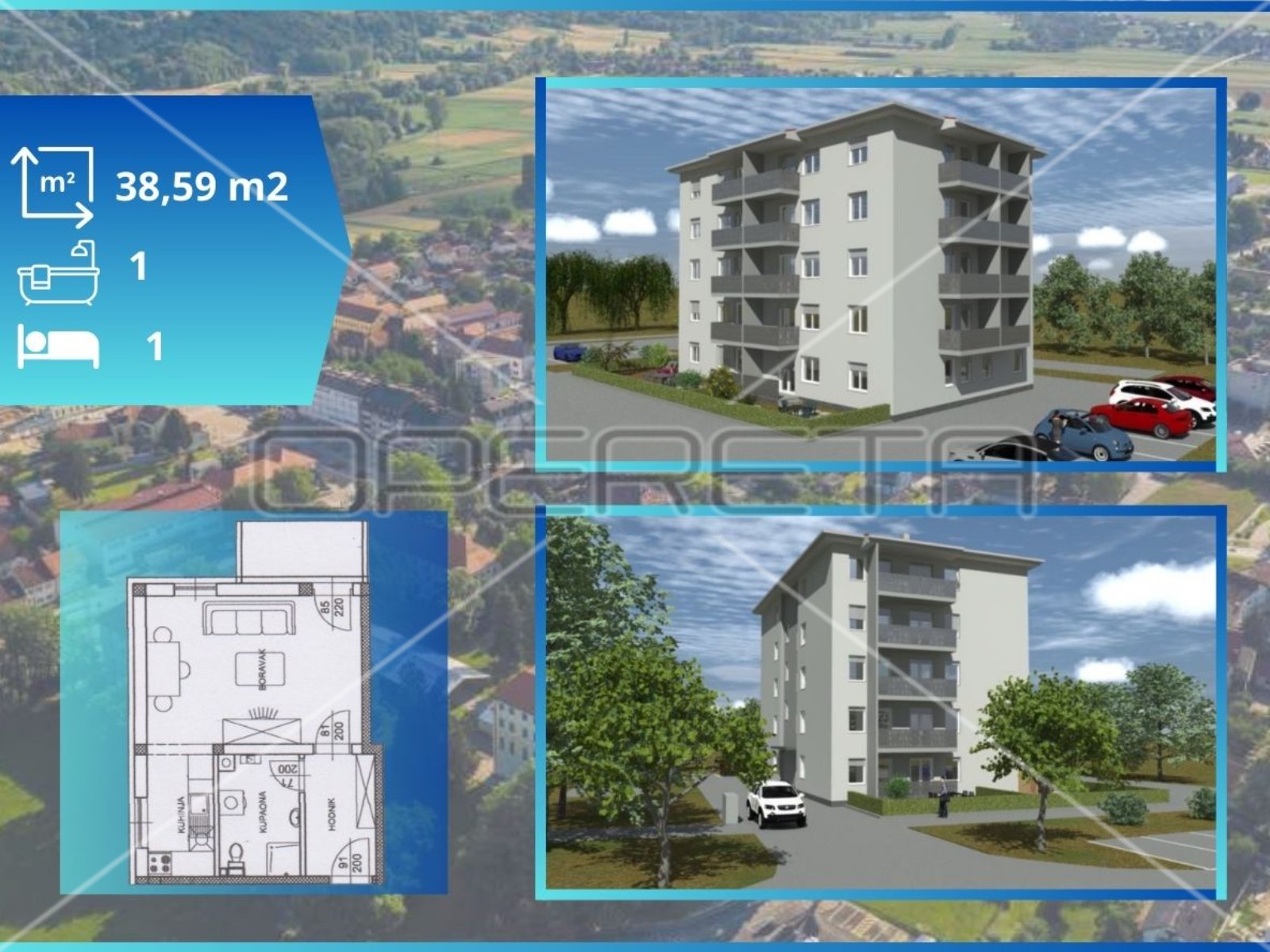 Квартира, 38 м², 94 181$ — FAKTOR