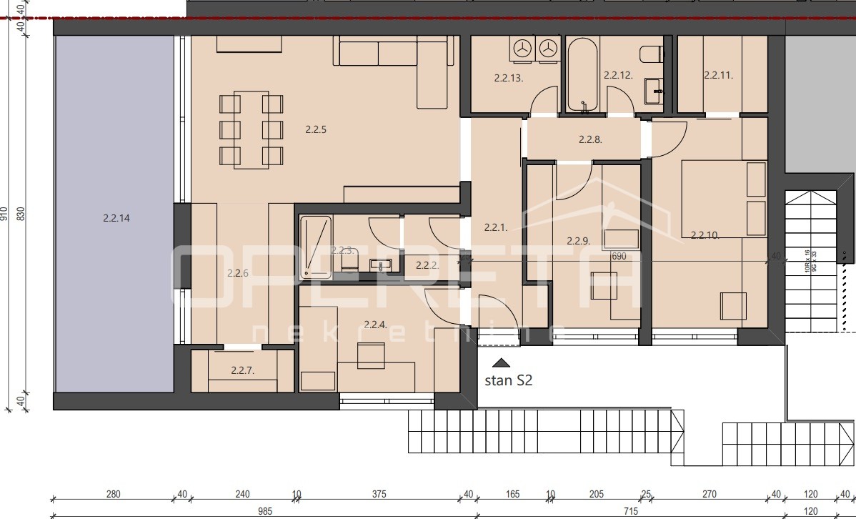 Квартира, 117 м², 557 610$ — FAKTOR