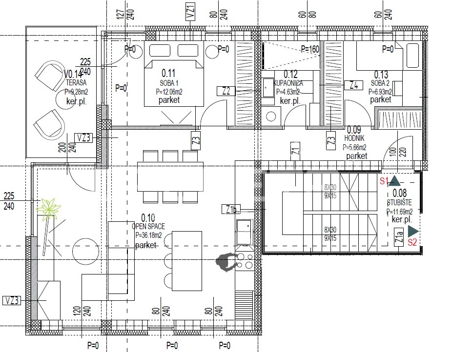 Квартира, 85 м², 249 867$ — FAKTOR