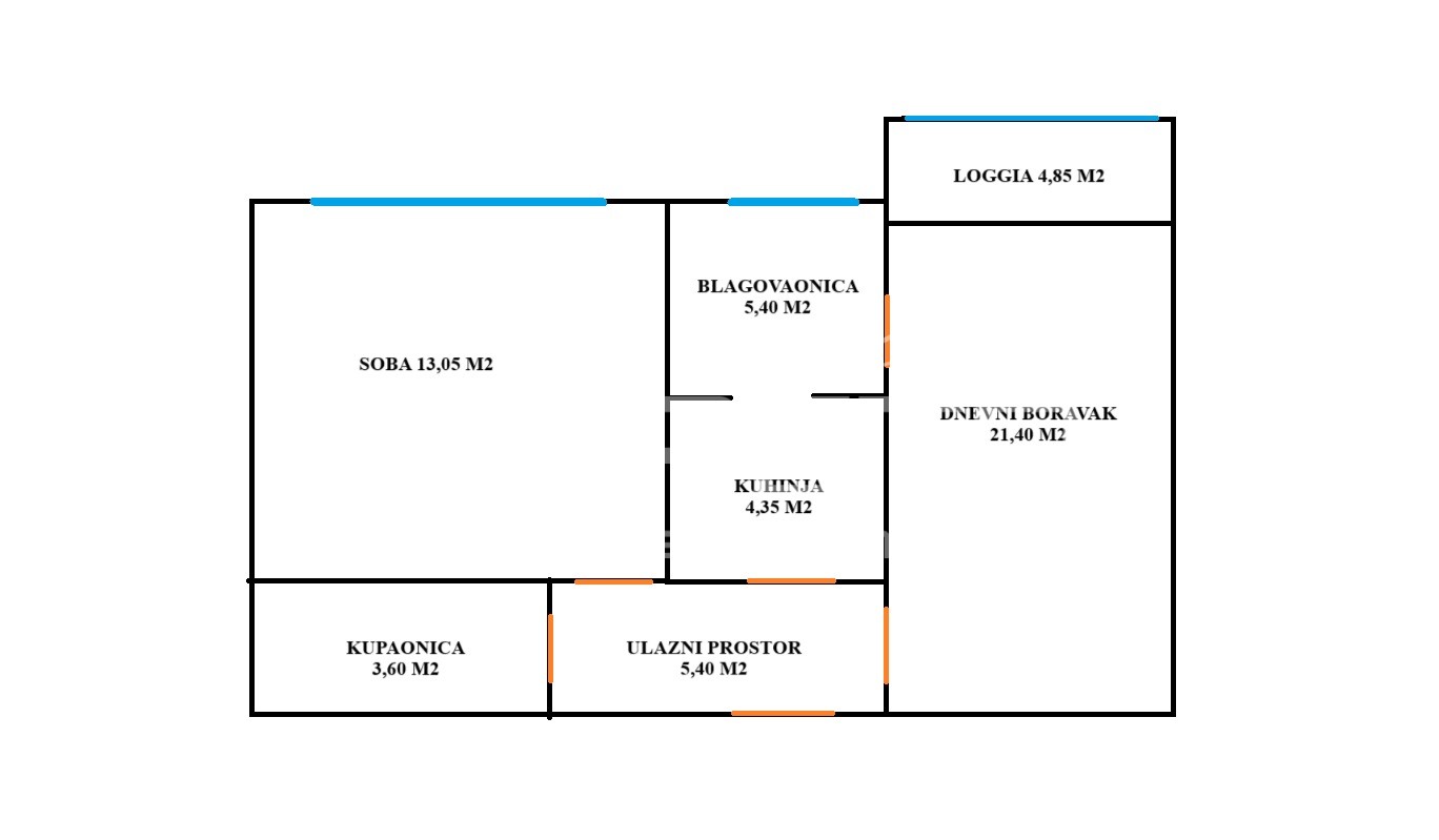 Квартира, 57 м², 185 794$ — FAKTOR