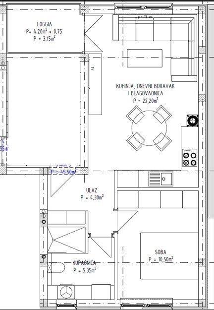 Квартира, 45 м², 226 438$ — FAKTOR
