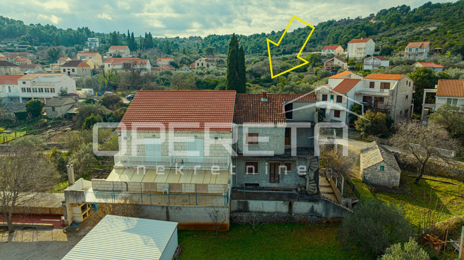 Prodaja, Kuća, Lumbarda, Lumbarda, Dvojni objekt, 240m2