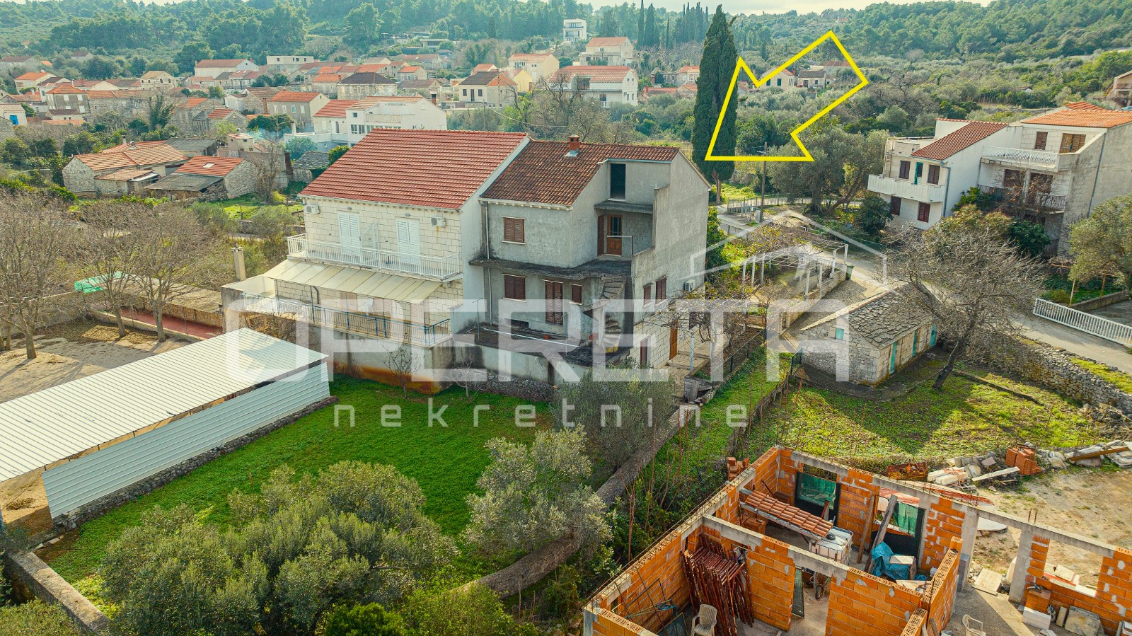 Prodaja, Kuća, Lumbarda, Lumbarda, Dvojni objekt, 240m2