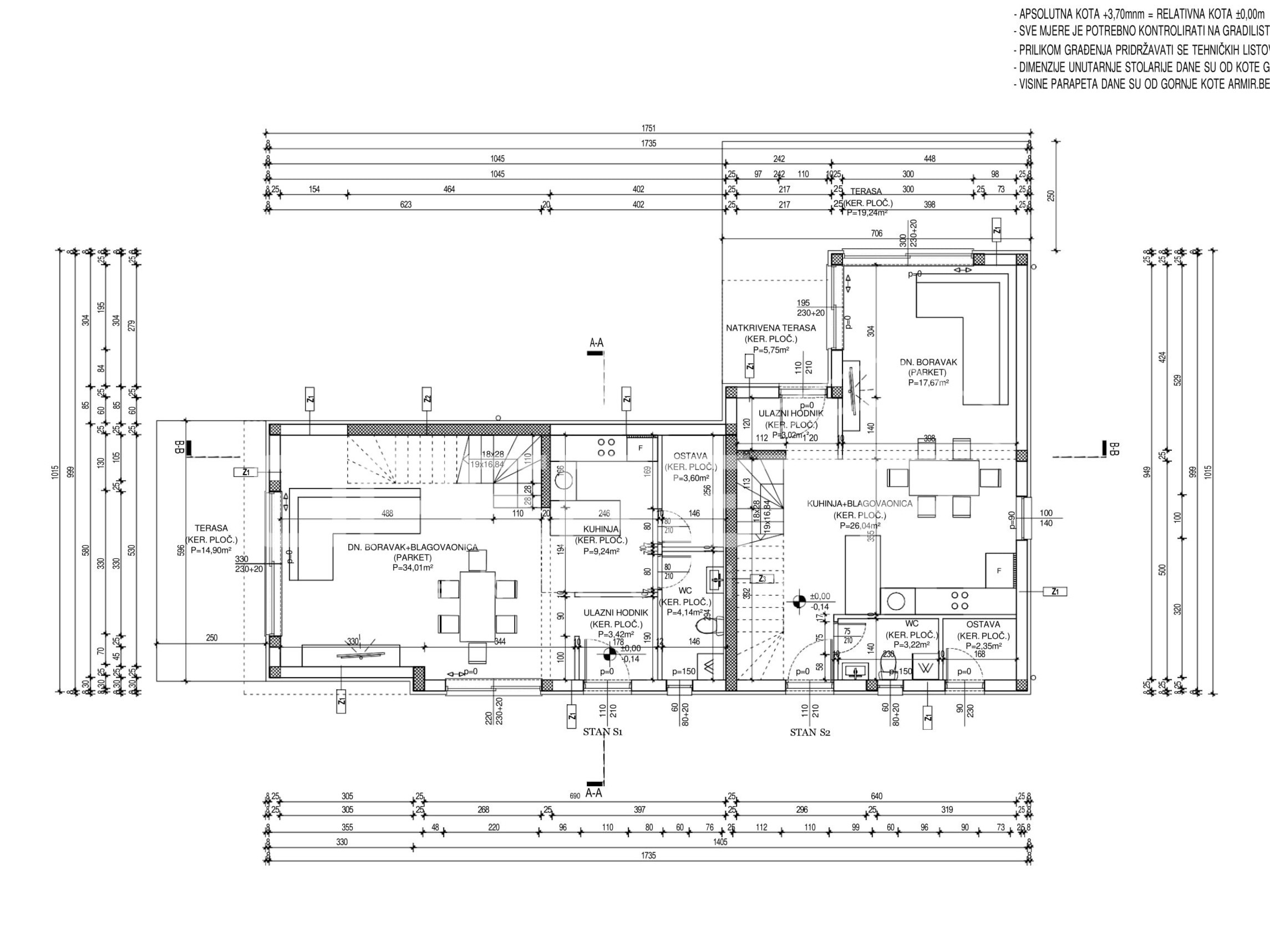 Prodaja, Kuća, Srima, Srima, Dvojni objekt, 136m2
