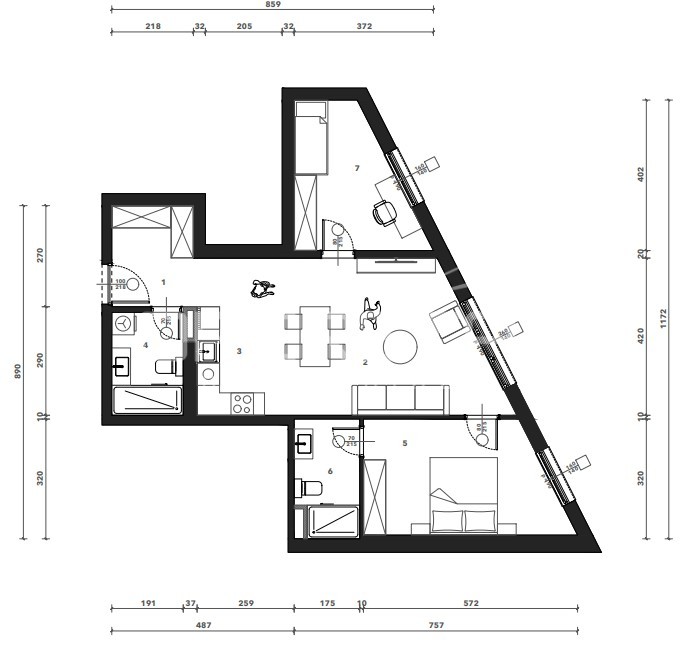 Sale, Flat, Črnomerec, Kuniščak, 3r, 74m2