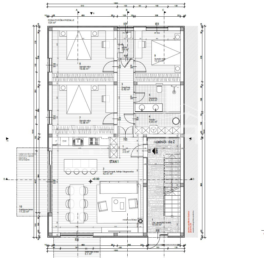 Prodaja, Stan, Poreč, Poreč, 4s, 119m2