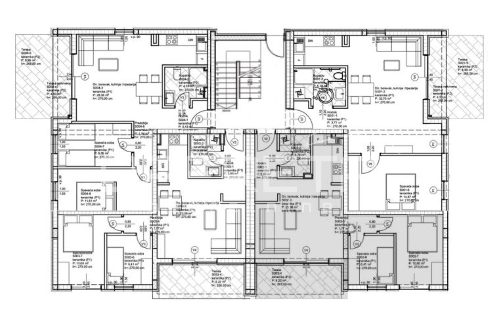 Prodaja, Stan, Privlaka, Privlaka, 2,5s, 61m2