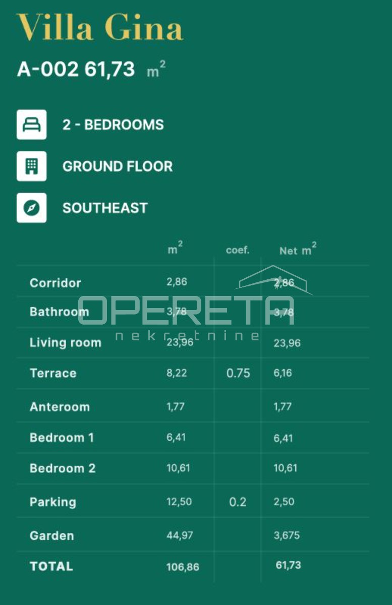 Prodaja, Stan, Privlaka, Privlaka, 2,5s, 61m2