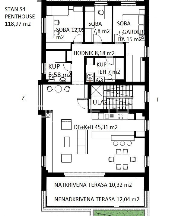Prodaja, Stan, Centar, Velika Gorica, 4s, 136m2