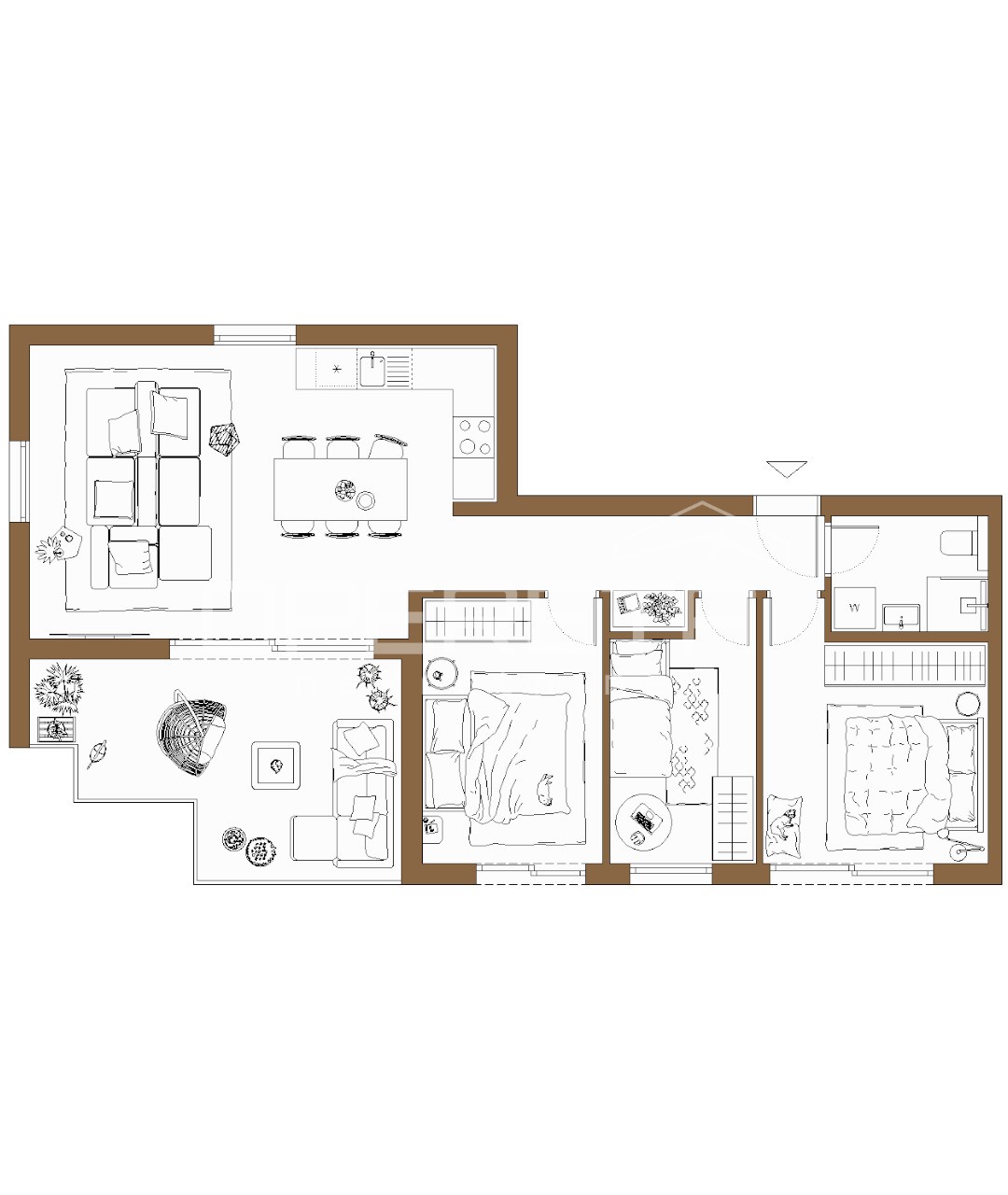 Prodaja, Stan, Kaštel Kambelovac, Biskupa Frane Franića, 3s, 74m2