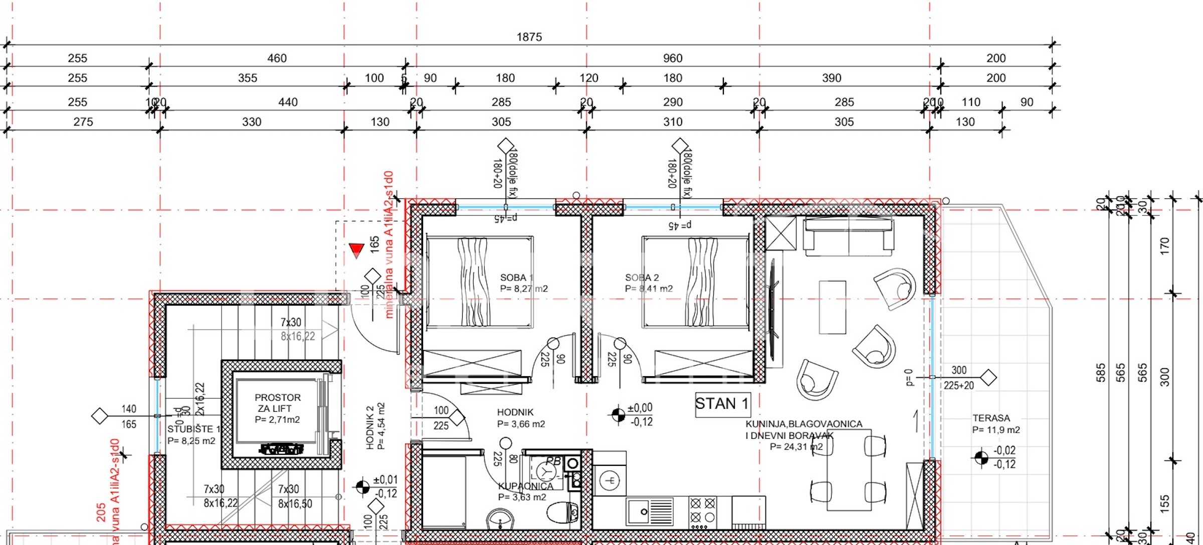 Sale, Flat, Šestine, Šestinski dol, 3r, 65m2