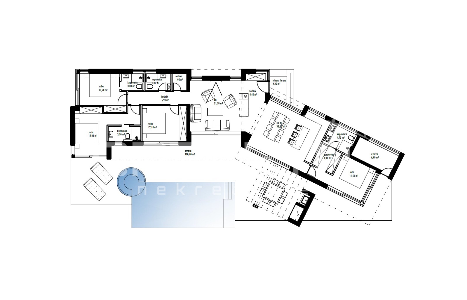Prodaja, Kuća, Posedarje, Jadranska ulica , Samostojeća, 200m2