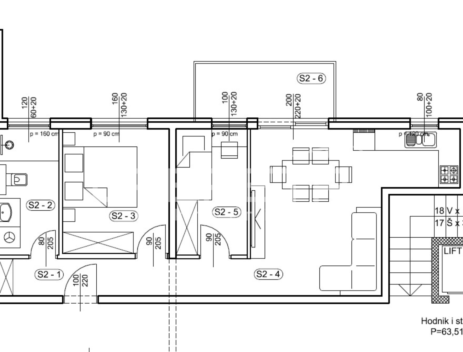 Sale, Flat, Odra, Odranska zavrtnica, 3r, 55m2