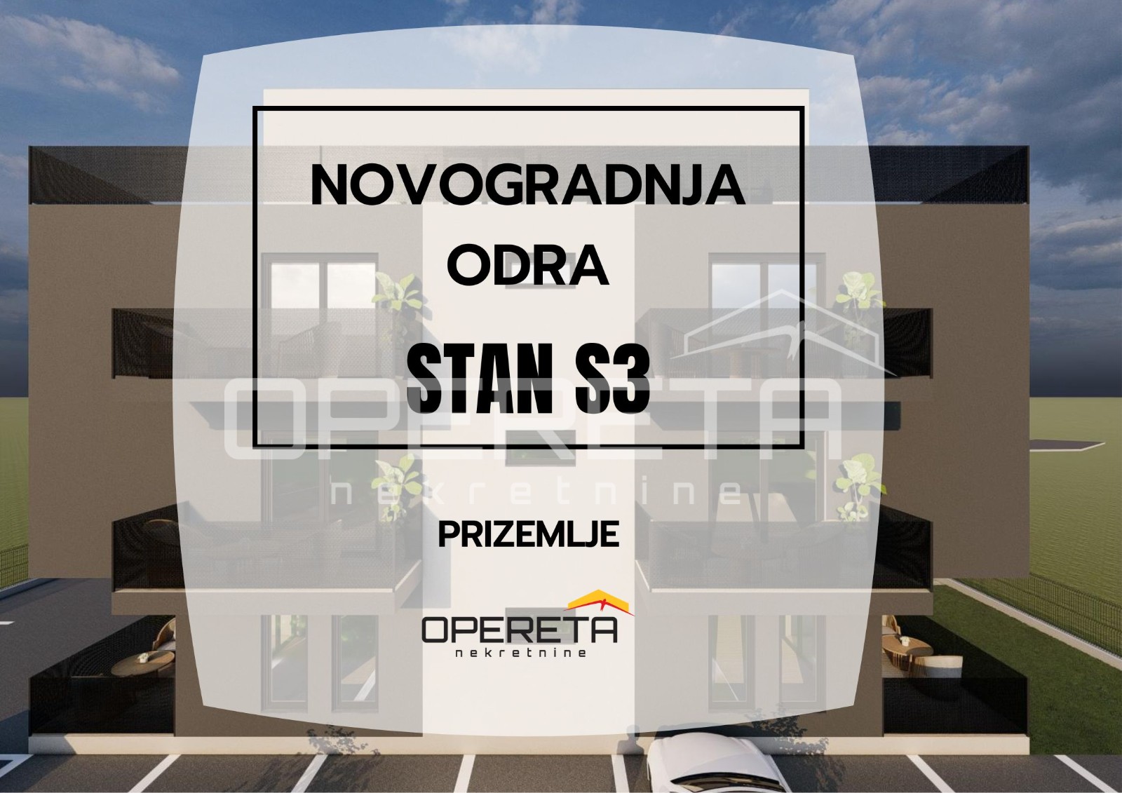 Sale, Flat, Odra, Odranska zavrtnica, 3r, 55m2