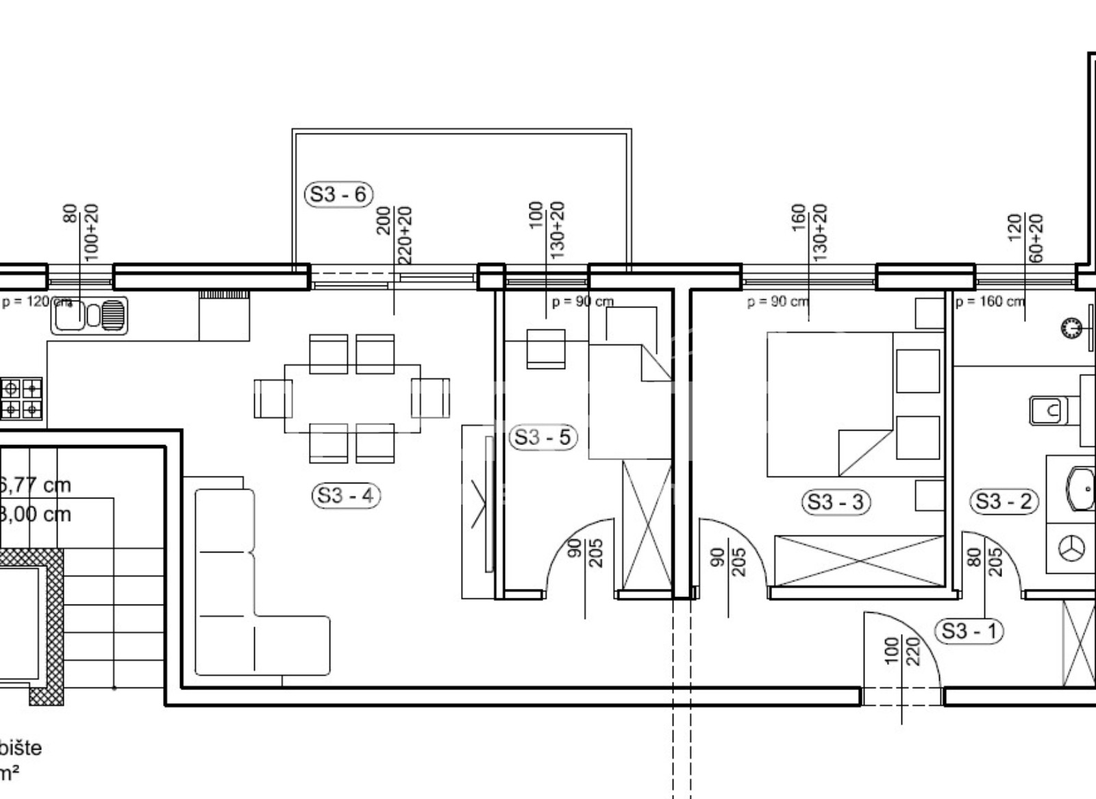 Sale, Flat, Odra, Odranska zavrtnica, 3r, 55m2