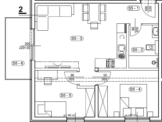Sale, Flat, Odra, Odranska zavrtnica, 3r, 58m2