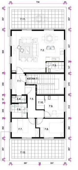 Prodaja, Stan, Sesvetski Kraljevec, Kobiljačka cesta, 4s, 129m2