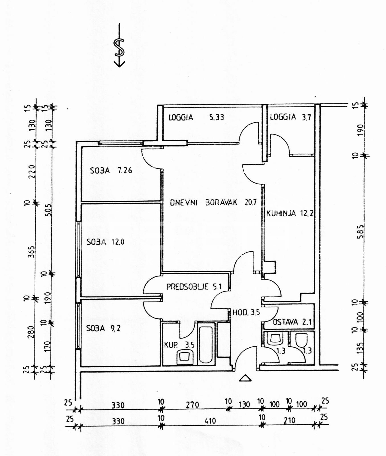 Prodaja, Stan, Sigečica, Korčulanska, 3,5s, 84m2