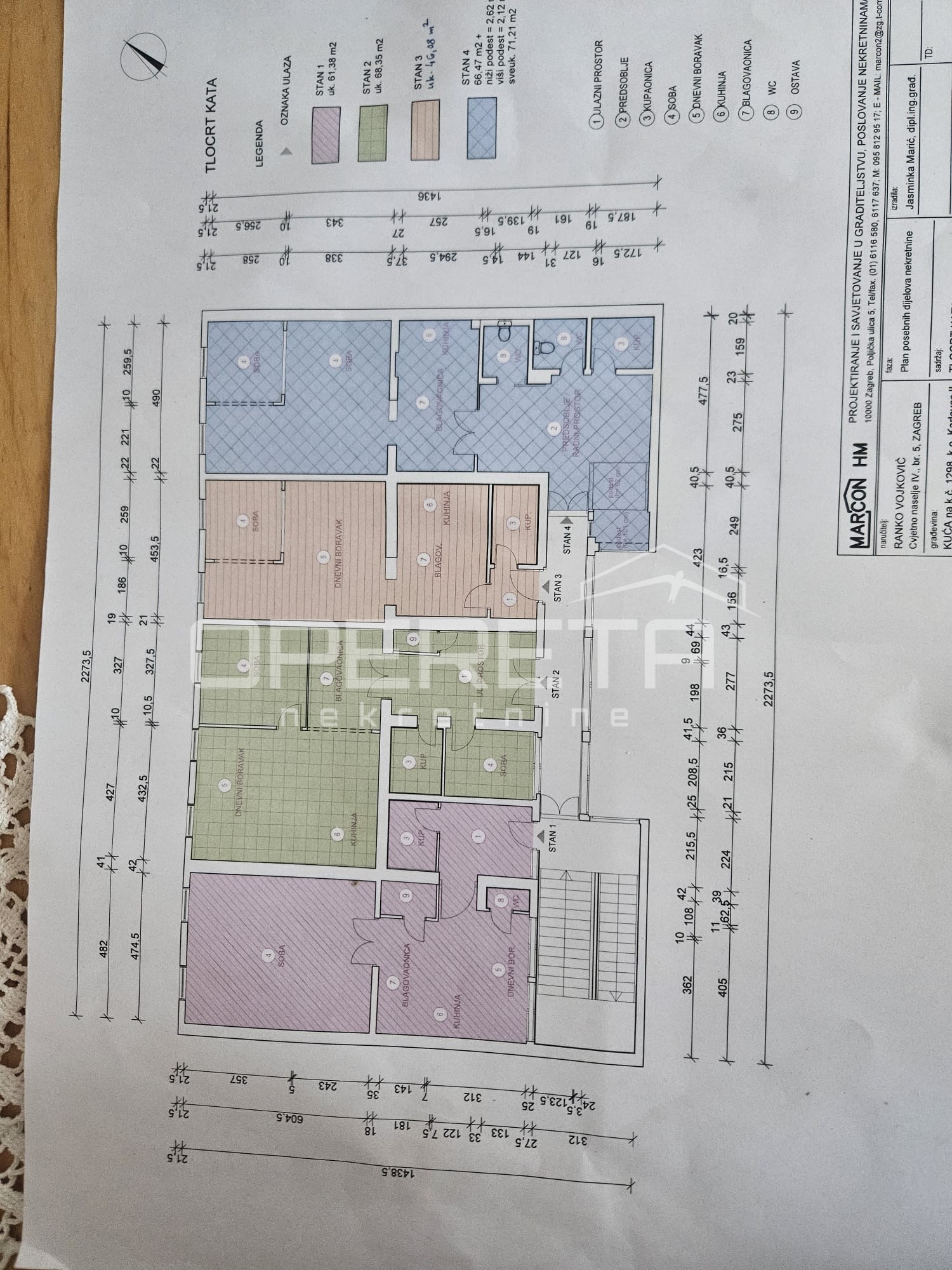 Sale, Flat, Centar, Trg Petra Zrinskog , 2r, 61m2