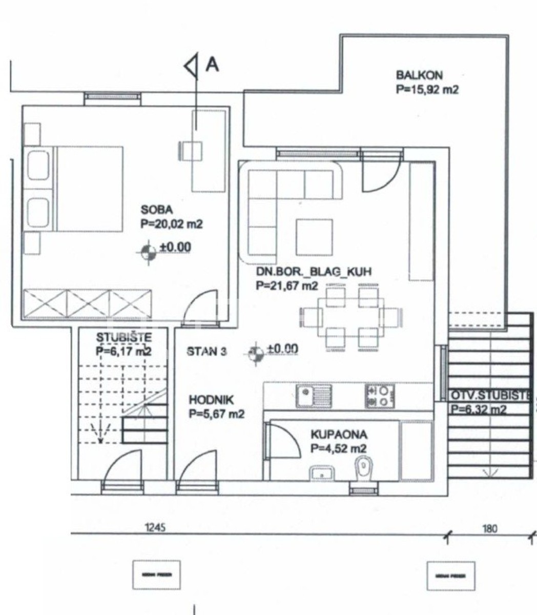 Sale, Apartment, Vis, Dubrovačka, 2r, 63m2