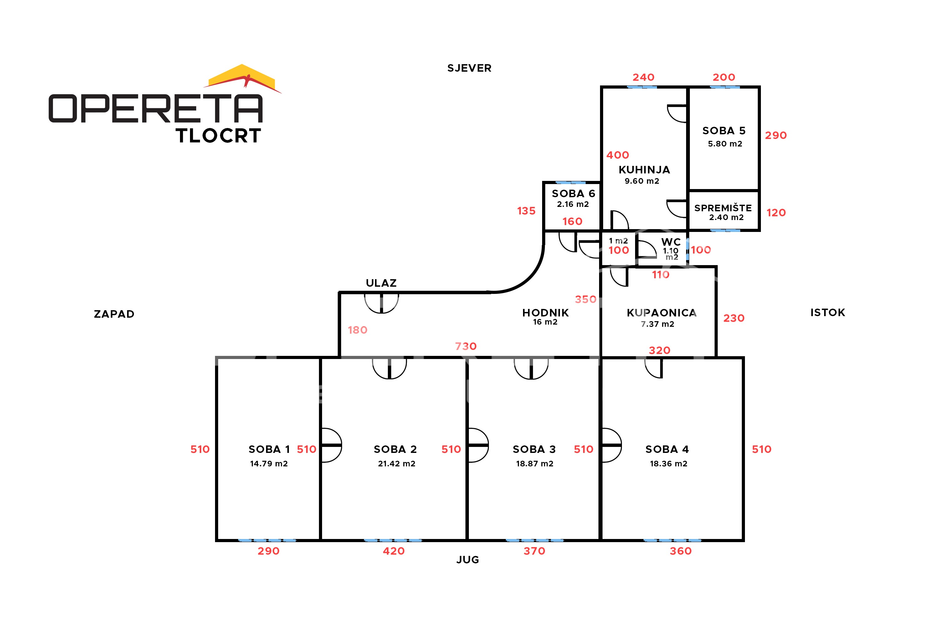 Prodaja, Stan, Centar, Mihanovićeva, 5s, 112m2